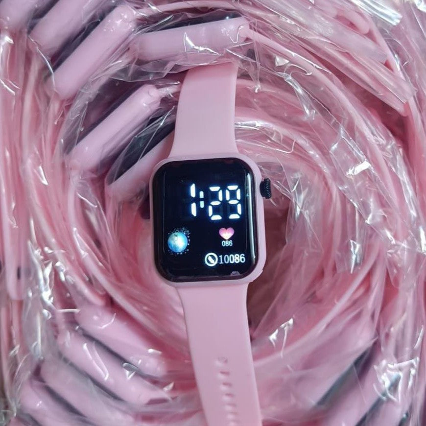 Stylish Pink Smart Watch
