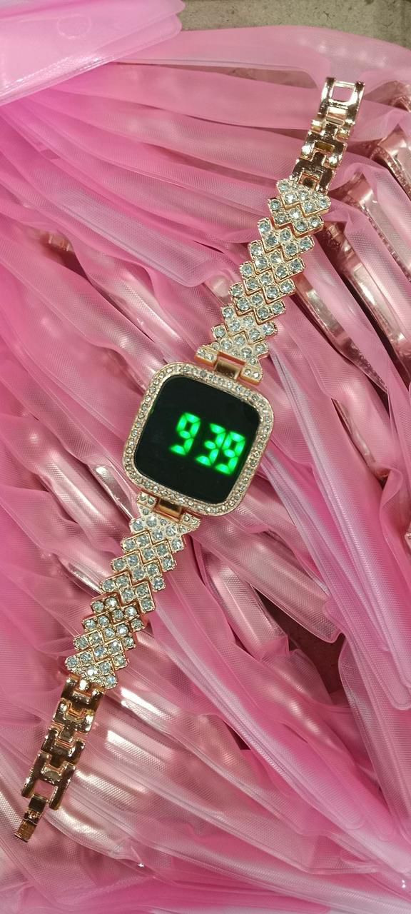 Diamond Style Digital Bracelet Watch