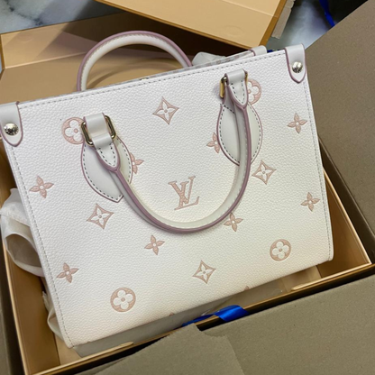 Premium Oversized Monogram Tote Bag with Box