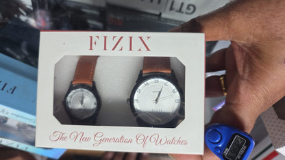 FIZIX Couple Watch Set (Men & Women)