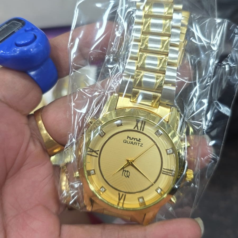 Premium Gold Metal Watch
