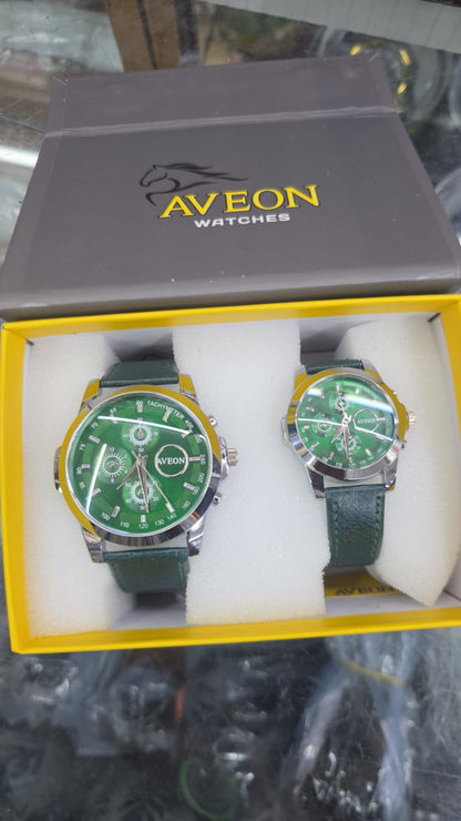 Premium Couple Watch Set (Men & Women)