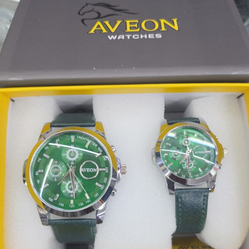 Premium Couple Watch Set (Men & Women)