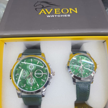 Premium Couple Watch Set (Men & Women)