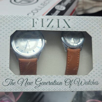 FIZIX Couple Watch Set (Men & Women)