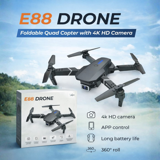 E88 Foldable Drone with 4K HD Camera