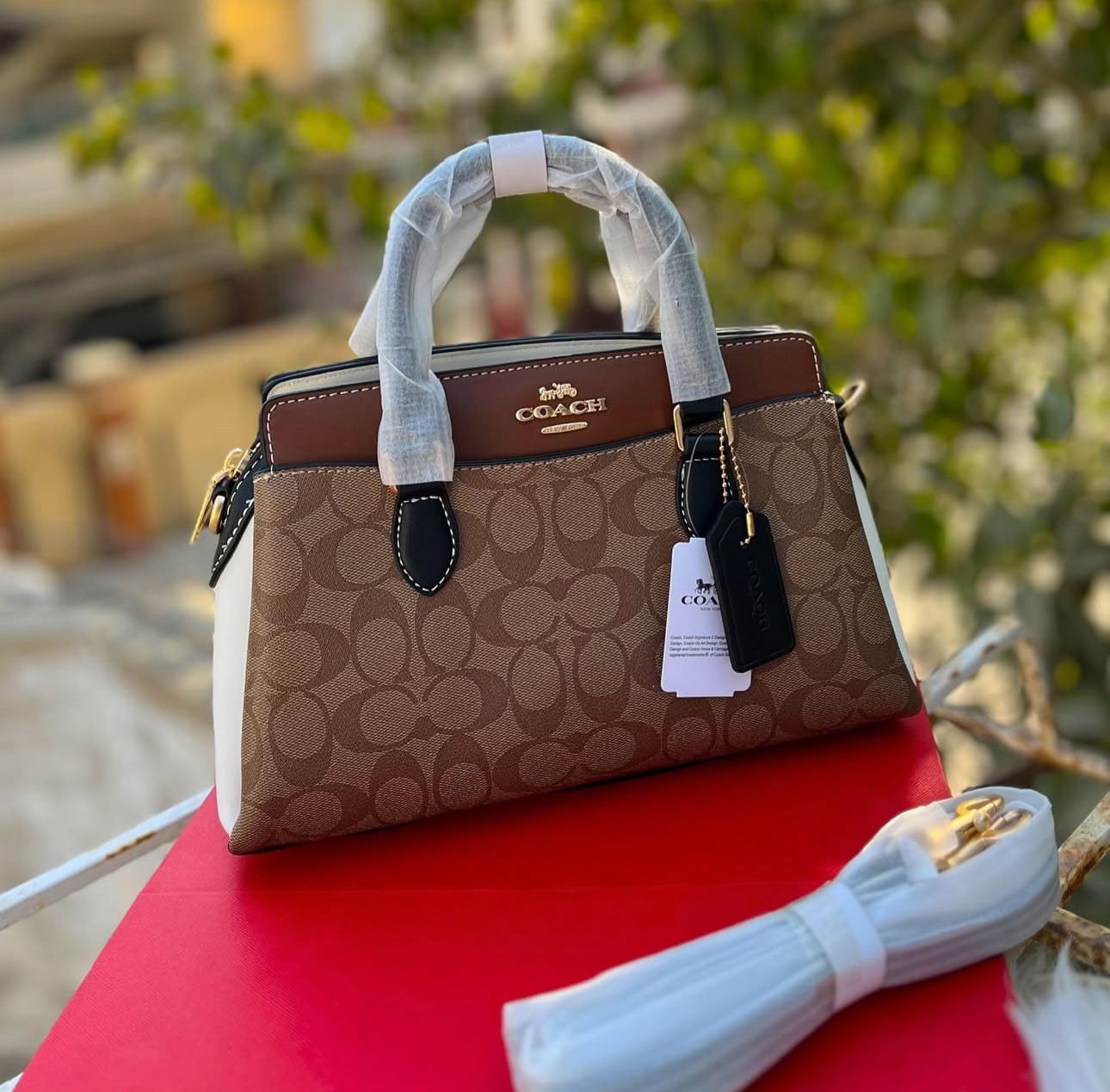 Classic Signature Structured Handbag for Women