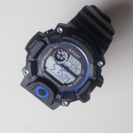 Digital Sports Watch with LED Display