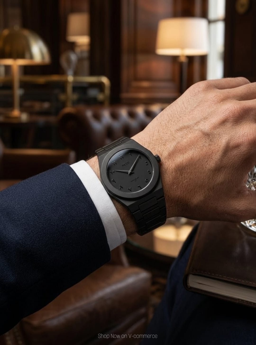 Stylight Noir Classic Watch – Timeless Elegance Edition